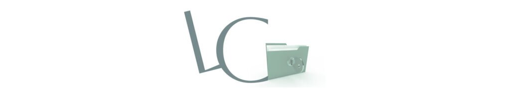 Logo Política de Privacidade: Iniciais e uma pasta de du=ocumentos com cadeado